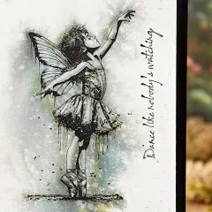 Cosmic Shimmer - Cling Stamps - Dance by Andy Skinner