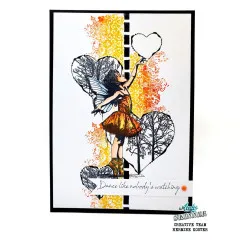 Cosmic Shimmer - Cling Stamps - Dance by Andy Skinner