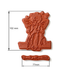 Cosmic Shimmer - Cling Stamps - Secret by Andy Skinner