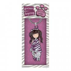 Gorjuss Keyring - RUBY WILD