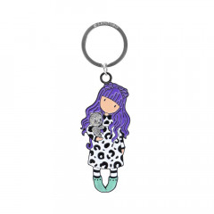 Gorjuss Keyring - SMITTEN KITTEN