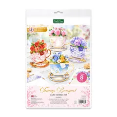 Katy Sue - Card Making Kit - Teacup Bouquet