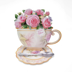 Katy Sue - Card Making Kit - Teacup Bouquet