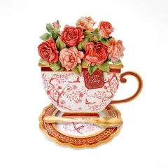 Katy Sue - Card Making Kit - Teacup Bouquet