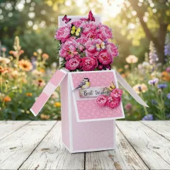 Katy Sue - Card Making Kit - Blooming Box Bouquets Pop Up
