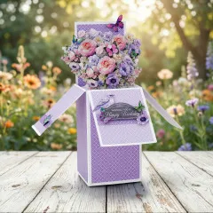 Katy Sue - Card Making Kit - Blooming Box Bouquets Pop Up