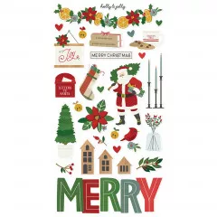 Simple Stories 6x12 Chipboard Sticker - Hearth and Holiday