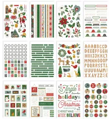 Simple Stories Sticker Book - Hearth and Holiday