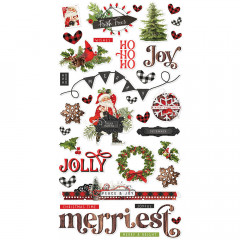 Simple Stories 6x12 Chipboard Sticker - Christmas Lodge