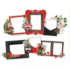 Chipboard Frames - Christmas Lodge