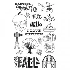 Simple Stories Clear Stamps - Harvest Market