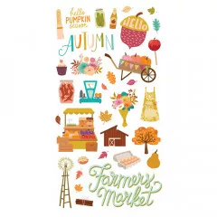 Simple Stories 6x12 Chipboard - Harvest Market