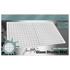 Tim Holtz Glass Studio Mat white