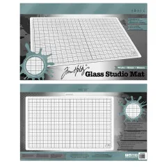 Tim Holtz Glass Studio Mat white