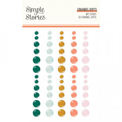 Simple Stories Enamel Dots - My Story