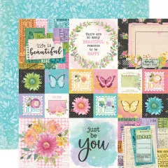 Simple Vintage Life in Bloom 12x12 Collection Kit