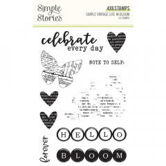 Simple Stories Clear Stamps - Simple Vintage Life in Bloom