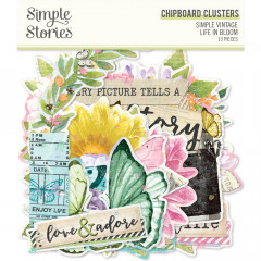 Chipboard Clusters - Simple Vintage Life in Bloom