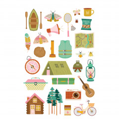 Simple Stories Sticker Book - Trail Mix