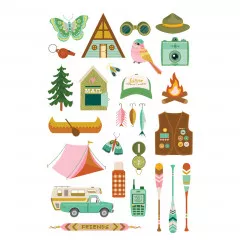 Simple Stories Sticker Book - Trail Mix