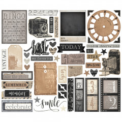 Bits & Pieces Die-Cuts - Simple Vintage Essentials - Captured Bits