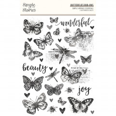 Rub-Ons - Simple Vintage Essentials - Butterflies