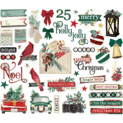 Bits & Pieces Die-Cuts - Simple Vintage Tis The Season