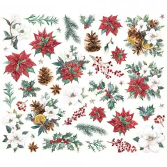 Floral Bits & Pieces Die-Cuts - Simple Vintage Tis The Season