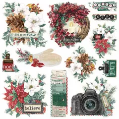 Chipboard Clusters - Simple Vintage Tis The Season