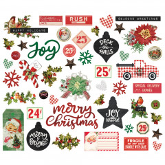 Bits & Pieces Die-Cuts - Simple Vintage - Dear Santa