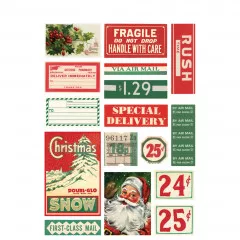 Simple Stories Sticker Book - Simple Vintage - Dear Santa