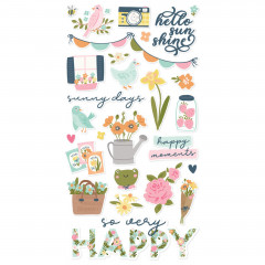 Simple Stories 6x12 Chipboard Sticker - Fresh Air