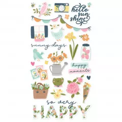 Simple Stories 6x12 Chipboard Sticker - Fresh Air