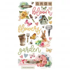 Simple Stories 6x12 Chipboard Sticker - Simple Vintage - Spring Garden