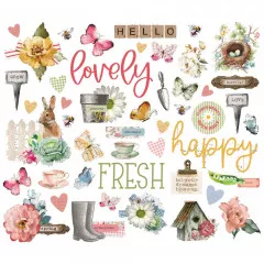 Simple Vintage - Spring Garden - Bits & Pieces