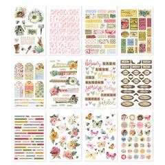 Simple Stories Sticker Book - Spring Garden