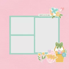 Simple Pages - Page Pieces - Hoppy Easter