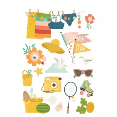 Simple Stories Sticker Book - Summer Snapshots