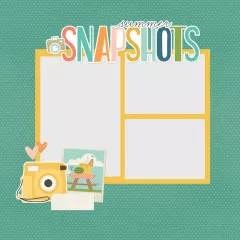 Simple Pages - Page Pieces - Summer Snapshots