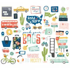 Journal Bits & Pieces Die-Cuts - Pack Your Bags