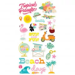 Simple Stories 6x12 Chipboard Sticker - Just Beachy