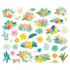 Floral Bits & Pieces Die-Cuts - Just Beachy