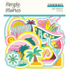 Bits & Pieces Die-Cuts - Just Beachy - Sticker