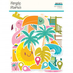 Big Bits & Pieces Die-Cuts - Just Beachy