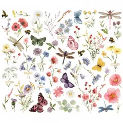 Floral Bits & Pieces Die-Cuts - Simple Vintage - Meadow Flowers