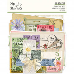 Ephemera - Simple Vintage - Meadow Flowers