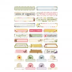 Simple Stories Sticker Book - Simple Vintage - Meadow Flowers