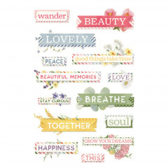 Simple Stories Sticker Book - Simple Vintage - Meadow Flowers