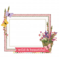 Chipboard Frames - Simple Vintage - Meadow Flowers