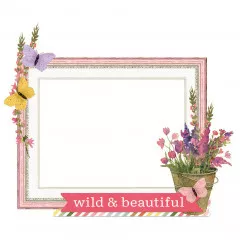 Chipboard Frames - Simple Vintage - Meadow Flowers